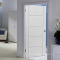 White brief bright color modern vinyl natural security interior casement MDF/HDF wood door for business bedroom